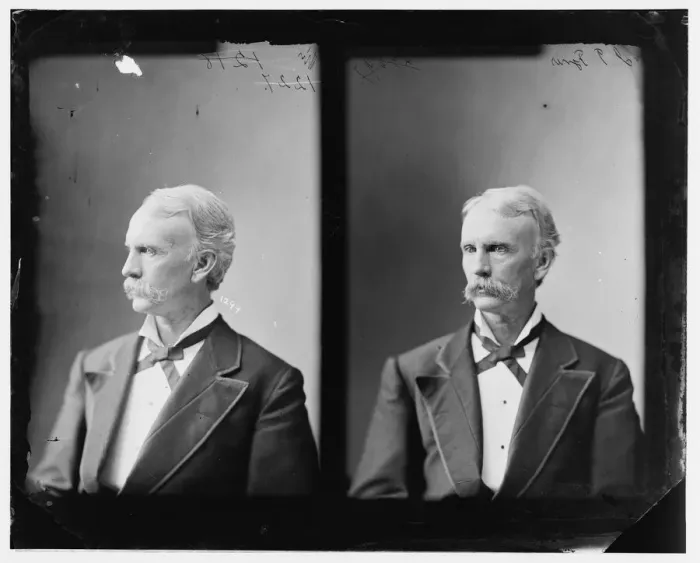 Framed Print : James Noble Tyner of Indiana, 1865-1880. Creator: Unknown Framed Print : James Noble Tyner of Indiana, 1865-1880. Creator: Unknown