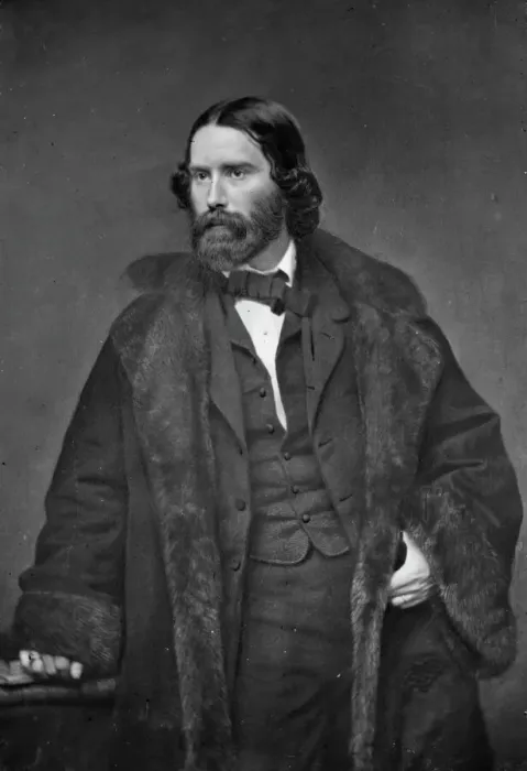 Framed Print : James R. Lowell, between 1855 and 1865. Creator: Unknown Framed Print : James R. Lowell, between 1855 and 1865. Creator: Unknown