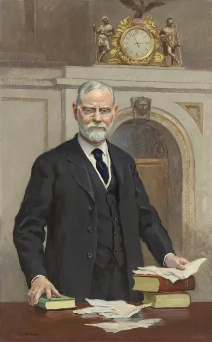 Framed Print : James Robert Mann, c. 1910-1925. Creator: Gari Melchers Framed Print : James Robert Mann, c. 1910-1925. Creator: Gari Melchers