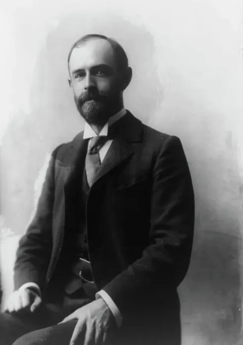 Framed Print : James Rush Marshall, three-quarter length portrait, seated, facing left, between 1890 and 1910. Creator: Frances Benjamin Johnston Framed Print : James Rush Marshall, three-quarter length portrait, seated, facing left, between 1890 and 1910. Creator: Frances Benjamin Johnston