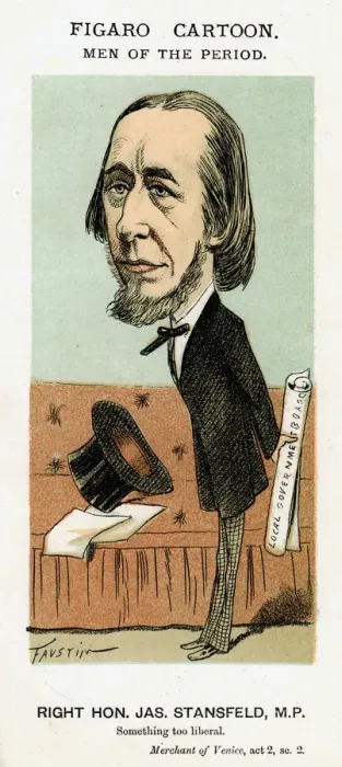 Framed Print : James Stansfeld, British politician, c1871-1874. Artist: Faustin Framed Print : James Stansfeld, British politician, c1871-1874. Artist: Faustin