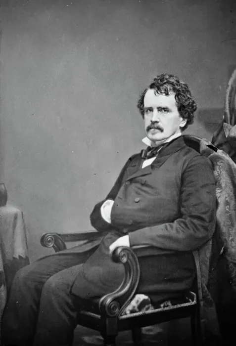 Framed Print : James T. Brady, between 1855 and 1865. Creator: Unknown Framed Print : James T. Brady, between 1855 and 1865. Creator: Unknown