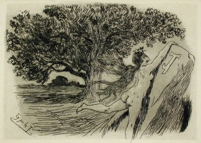 Framed Print : James Tobynn, 1875. Creator: Félicien Rops Framed Print : James Tobynn, 1875. Creator: Félicien Rops
