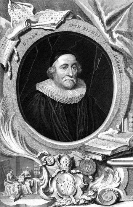 Framed Print : James Ussher, 17th century English clergyman and Archbishop of Armagh, 18th century. Artist: George Vertue Framed Print : James Ussher, 17th century English clergyman and Archbishop of Armagh, 18th century. Artist: George Vertue