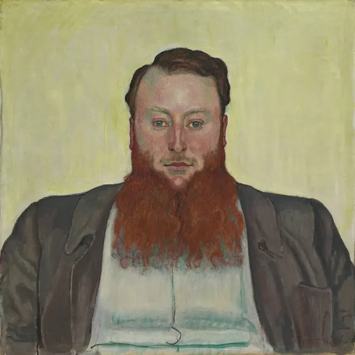 Framed Print : James Vibert, Sculptor, 1907. Creator: Ferdinand Hodler Framed Print : James Vibert, Sculptor, 1907. Creator: Ferdinand Hodler
