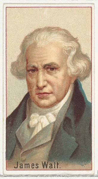 James Watt, printers sample for the Worlds Inventors souvenir album (A25