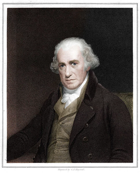 James Watt, Scottish engineer, (1833). Artist: CE Wagstaff