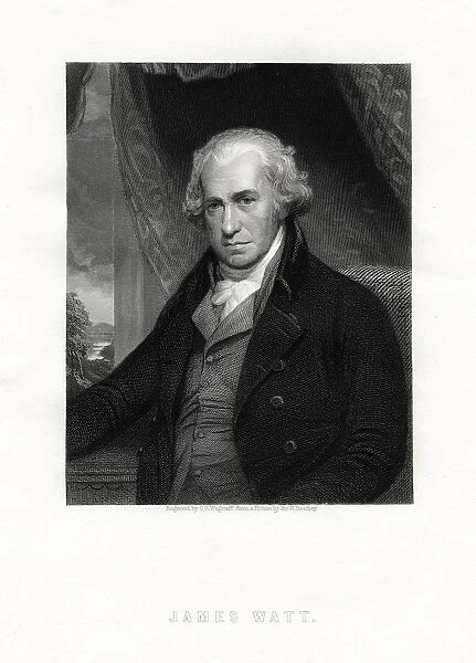 James Watt, Scottish inventor and engineer, 19th century.Artist: CE Wagstaff