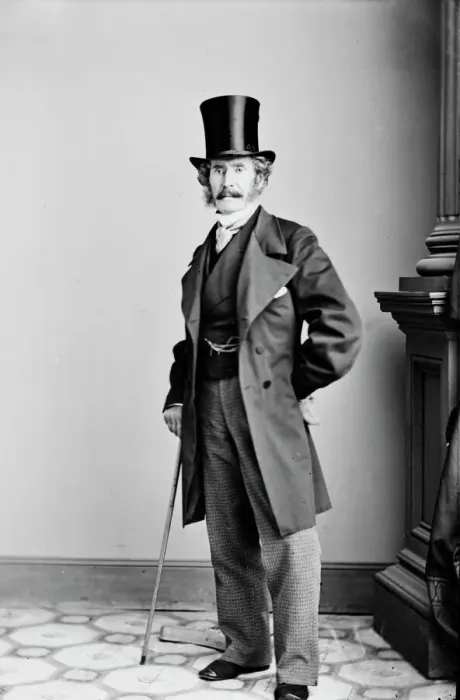Framed Print : James William Wallack, between 1855 and 1865. Creator: Unknown Framed Print : James William Wallack, between 1855 and 1865. Creator: Unknown