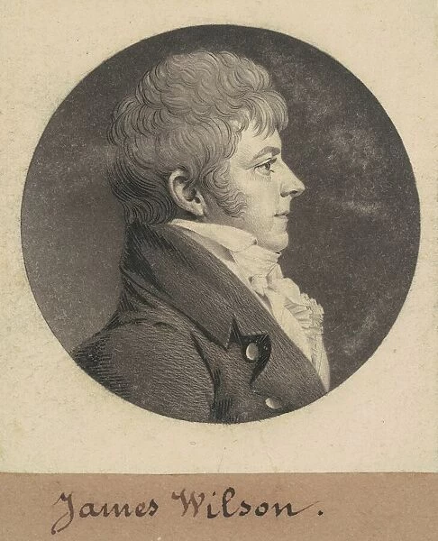 James Wilson, 1809. Creator: Charles Balthazar Julien Fevret de Saint-Memin