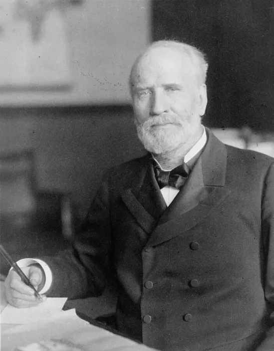 Framed Print : James Wilson, half-length portrait, seated at desk, facing slightly left, c1906. Creator: Frances Benjamin Johnston Framed Print : James Wilson, half-length portrait, seated at desk, facing slightly left, c1906. Creator: Frances Benjamin Johnston