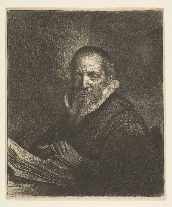 Framed Print : Jan Cornelis Sylvius, 1633. Creator: Rembrandt Harmensz van Rijn Framed Print : Jan Cornelis Sylvius, 1633. Creator: Rembrandt Harmensz van Rijn