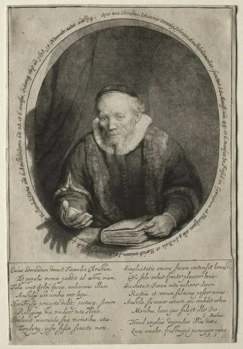 Framed Print : Jan Cornelis Sylvius, Preacher, 1646. Creator: Rembrandt van Rijn (Dutch, 1606-1669) Framed Print : Jan Cornelis Sylvius, Preacher, 1646. Creator: Rembrandt van Rijn (Dutch, 1606-1669)