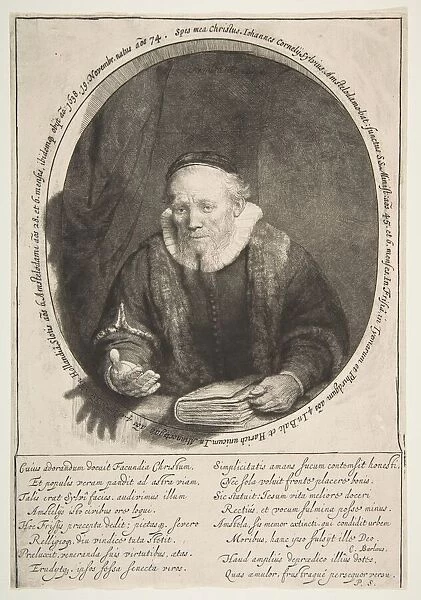 Jan Cornelisz. Sylvius, preacher, 1646. Creator: Rembrandt Harmensz van Rijn
