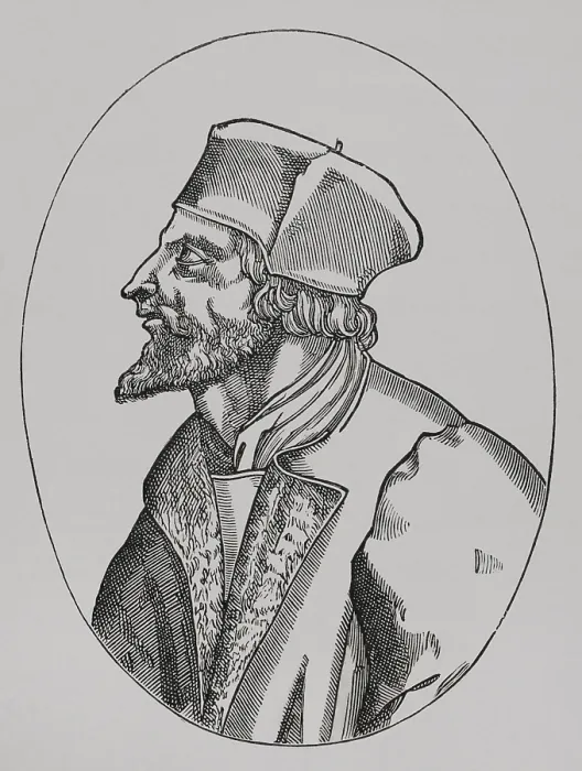 Framed Print : Jan Hus, (1369-1415), Czech theologian and philosopher, 1877. Creator: Unknown Framed Print : Jan Hus, (1369-1415), Czech theologian and philosopher, 1877. Creator: Unknown