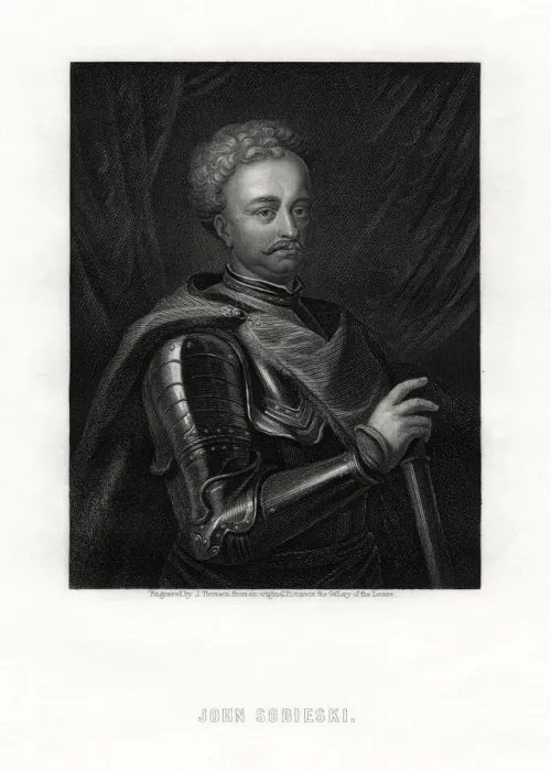 Framed Print : Jan III Sobieski, monarch of the Polish-Lithuanian Commonwealth, 19th century. Artist: J Thomson Framed Print : Jan III Sobieski, monarch of the Polish-Lithuanian Commonwealth, 19th century. Artist: J Thomson