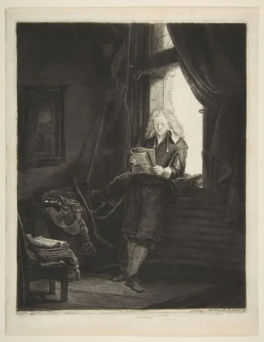 Framed Print : Jan Six, 1647. Creator: Rembrandt Harmensz van Rijn Framed Print : Jan Six, 1647. Creator: Rembrandt Harmensz van Rijn