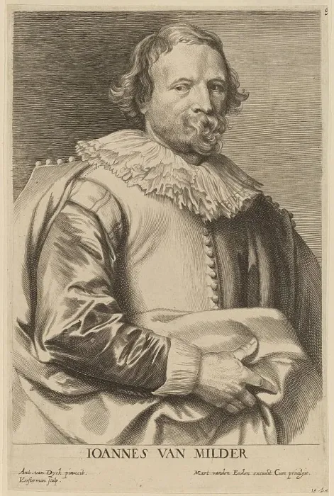 Framed Print : Jan van Mildert, probably 1626 / 1641. Creator: Lucas Vorsterman Framed Print : Jan van Mildert, probably 1626 / 1641. Creator: Lucas Vorsterman