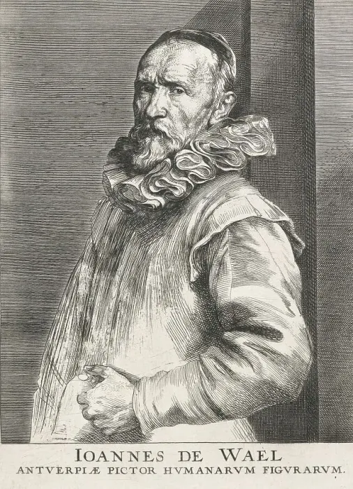 Framed Print : Jan de Wael. From Icones principum virorum ('The Iconography'), 1645. Creator: Anthony van Dyck