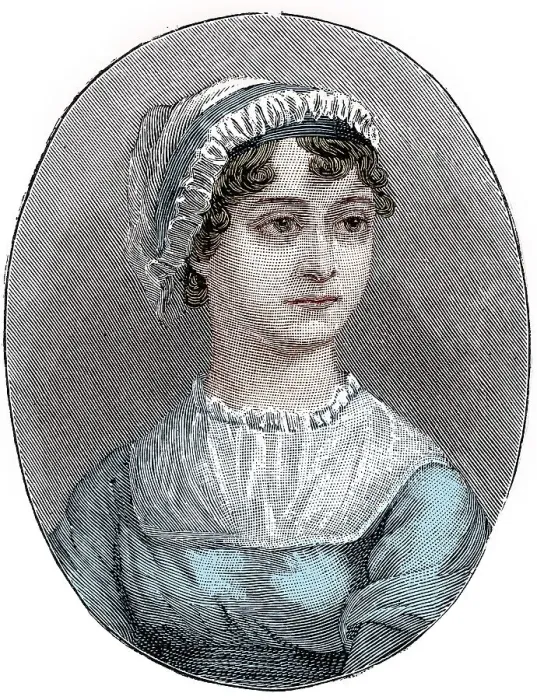 Framed Print : Jane Austen (1775-1817), English novelist Framed Print : Jane Austen (1775-1817), English novelist