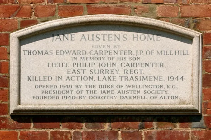 Framed Print : Jane Austens House, Hampshire, England Framed Print : Jane Austens House, Hampshire, England