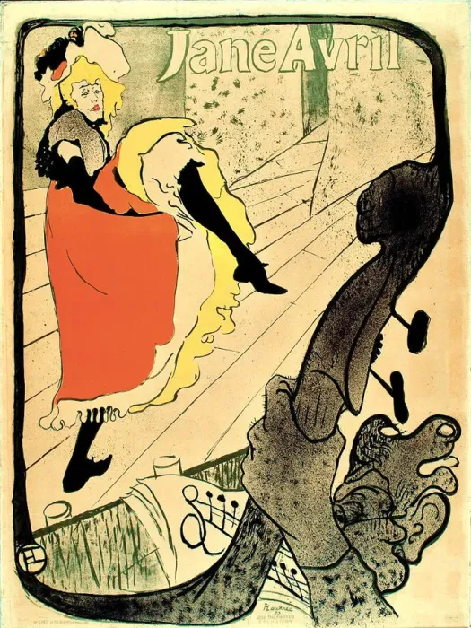 Framed Print : Jane Avril, 1893. 1893. Creator: Henri de Toulouse-Lautrec Framed Print : Jane Avril, 1893. 1893. Creator: Henri de Toulouse-Lautrec