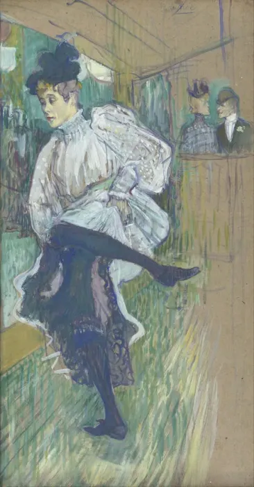 Framed Print : Jane Avril Dancing, ca 1892. Artist: Toulouse-Lautrec, Henri, de (1864-1901) Framed Print : Jane Avril Dancing, ca 1892. Artist: Toulouse-Lautrec, Henri, de (1864-1901)