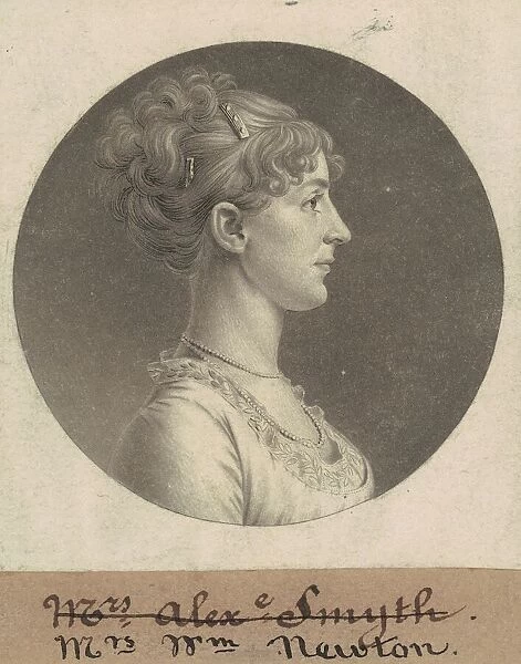 Jane Barr Stuart Newton, 1805. Creator: Charles Balthazar Julien Fé