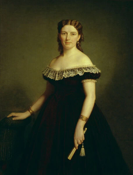 Jane Cederlund, 1869. Creator: Amalia Lindegren