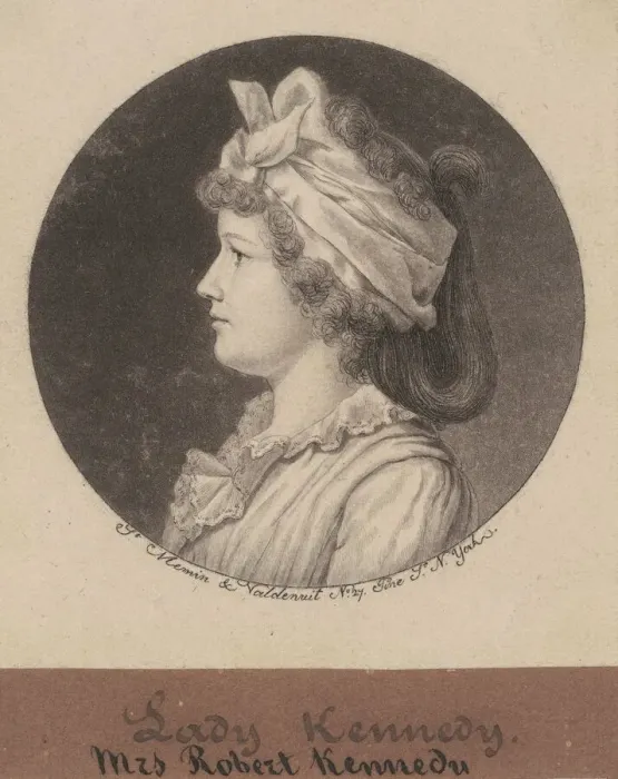 Framed Print : Jane Macomb Kennedy, 1797. Creator: Charles Balthazar Julien Fevret de Saint-Mé Framed Print : Jane Macomb Kennedy, 1797. Creator: Charles Balthazar Julien Fevret de Saint-Mé