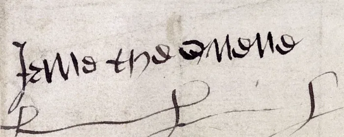 Framed Print : Jane Seymour's signature, c1536. Creator: Jane Seymour. Jane Seymour's signature, c1536. Creator: Jane Seymour Framed Print : Jane Seymour's signature, c1536. Creator: Jane Seymour. Jane Seymour's signature, c1536. Creator: Jane Seymour