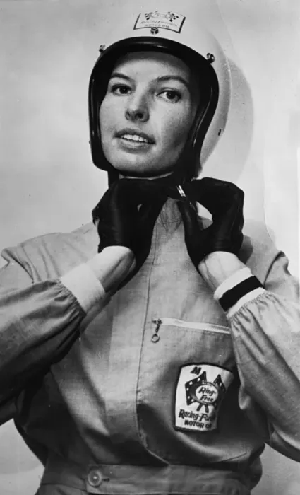 Framed Print : Janet Guthrie racing driver. Creator: Unknown Framed Print : Janet Guthrie racing driver. Creator: Unknown