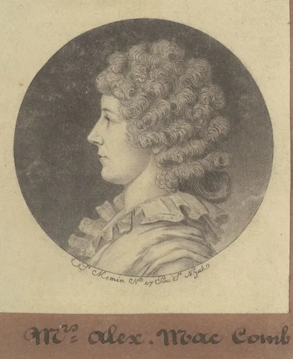 Framed Print : Janette Marshall Macomb, 1797. Creator: Charles Balthazar Julien Fé Framed Print : Janette Marshall Macomb, 1797. Creator: Charles Balthazar Julien Fé