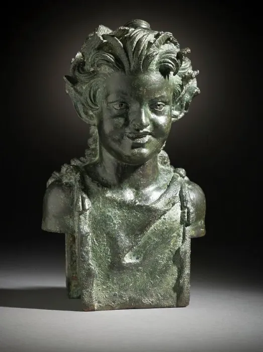 Framed Print : Janiform Herm with Young Male and Female Fauns (image 1 of 13), 1st century B.C.-1st century A.D.. Creator: Unknown Framed Print : Janiform Herm with Young Male and Female Fauns (image 1 of 13), 1st century B.C.-1st century A.D.. Creator: Unknown