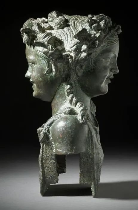 Framed Print : Janiform Herm with Young Male and Female Fauns (image 5 of 13), 1st century B.C.-1st century A.D.. Creator: Unknown Framed Print : Janiform Herm with Young Male and Female Fauns (image 5 of 13), 1st century B.C.-1st century A.D.. Creator: Unknown