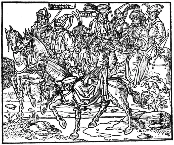 Framed Print : Janissaries, 1486 (1964) Framed Print : Janissaries, 1486 (1964)