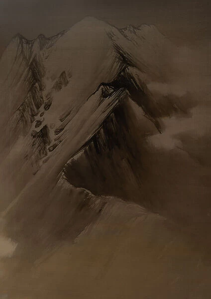 Japanese alps, 20th century. Creator: Yamamoto Shunkyo