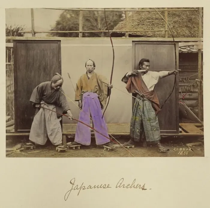 Framed Print : Japanese Archers, about 1873-1883. Creator: Shinichi Suzuki I Framed Print : Japanese Archers, about 1873-1883. Creator: Shinichi Suzuki I