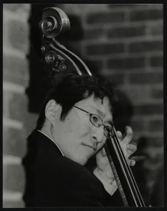 Framed Print : Japanese bassist Kengo Nakamura playing at The Fairway, Welwyn Garden City, Hertfordshire, 2004 Framed Print : Japanese bassist Kengo Nakamura playing at The Fairway, Welwyn Garden City, Hertfordshire, 2004