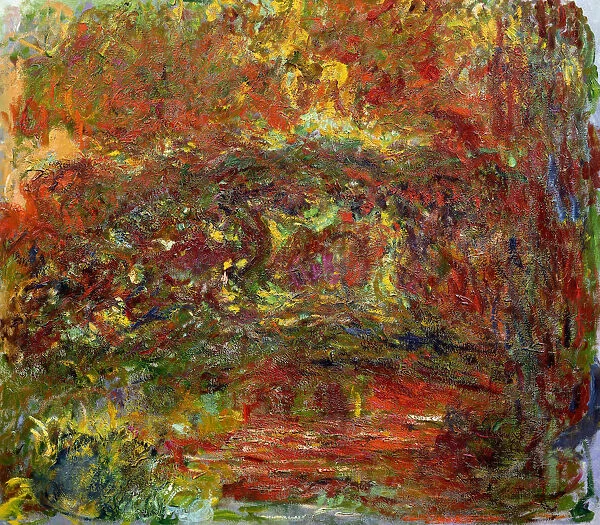 The Japanese bridge (Le Pont Japonais), 1918-1924. Creator: Monet, Claude (1840-1926)
