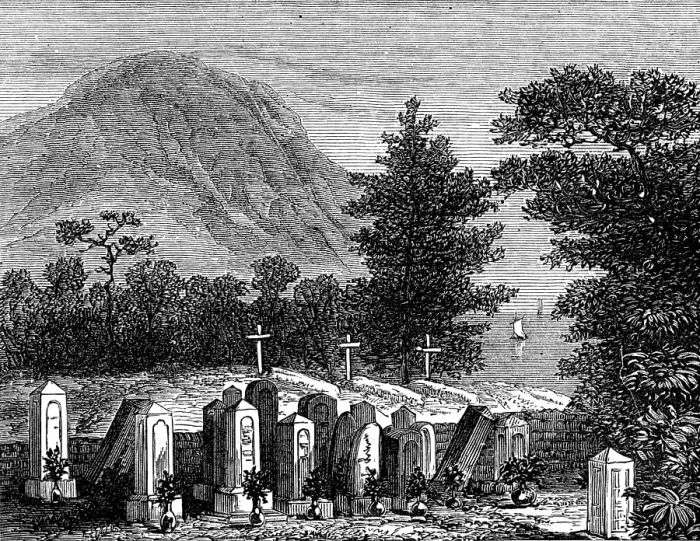 Framed Print : The Japanese Cemetery of Iruma, 1874. Creator: Unknown Framed Print : The Japanese Cemetery of Iruma, 1874. Creator: Unknown