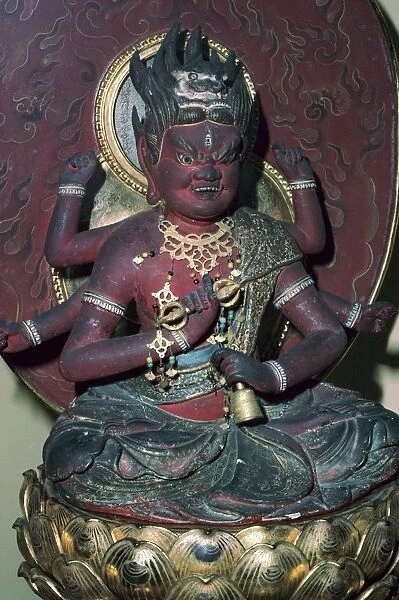 Japanese figure of the Adibuddha Aizen-Myo-O