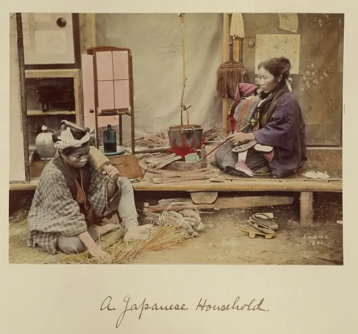 Framed Print : A Japanese Household, about 1873-1883. Creator: Shinichi Suzuki I Framed Print : A Japanese Household, about 1873-1883. Creator: Shinichi Suzuki I