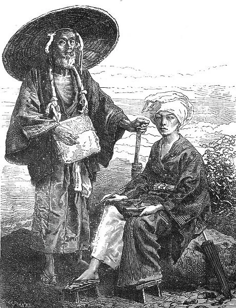 Japanese Pilgrims; A European Sojourn in Japan, 1875. Creator: Unknown