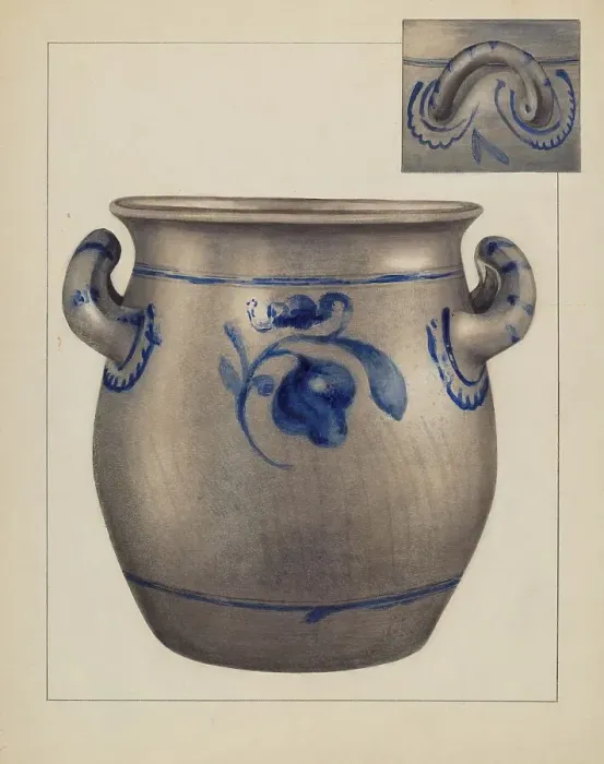 Framed Print : Jar, 1935 / 1942. Creator: Charlotte Sperber Framed Print : Jar, 1935 / 1942. Creator: Charlotte Sperber