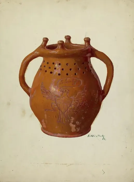 Framed Print : Jar, 1936. Creator: Eugene Shellady Framed Print : Jar, 1936. Creator: Eugene Shellady