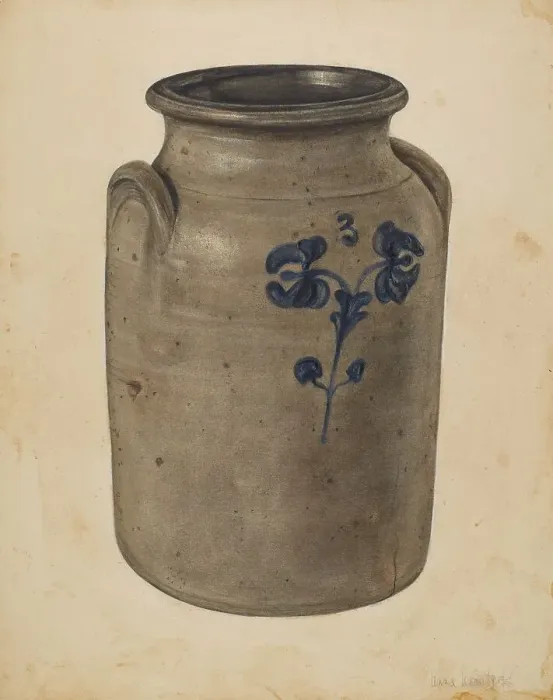 Framed Print : Jar, 1939. Creator: Anne Nemtzoff Framed Print : Jar, 1939. Creator: Anne Nemtzoff