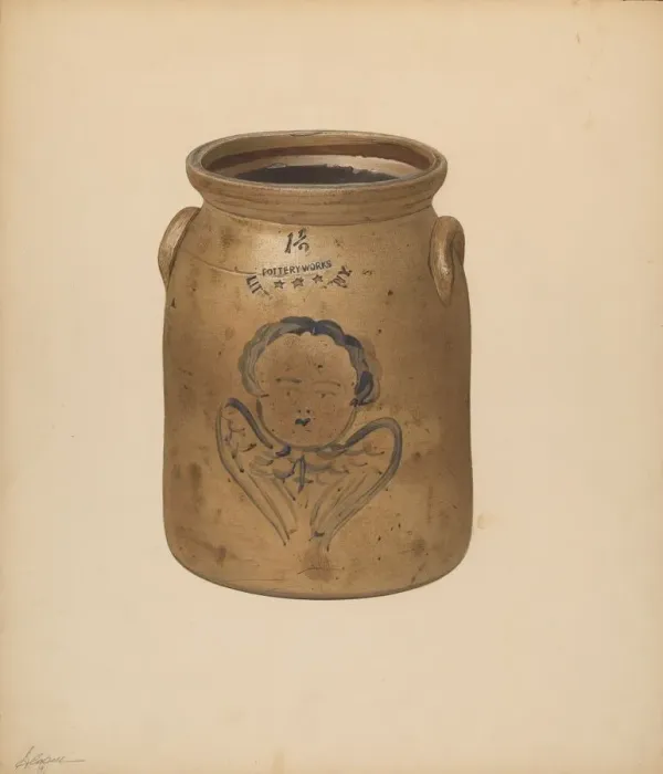 Framed Print : Jar, 1941. Creator: Giacinto Capelli Framed Print : Jar, 1941. Creator: Giacinto Capelli