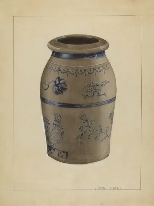 Framed Print : Jar, c. 1936. Creator: John Dana Framed Print : Jar, c. 1936. Creator: John Dana