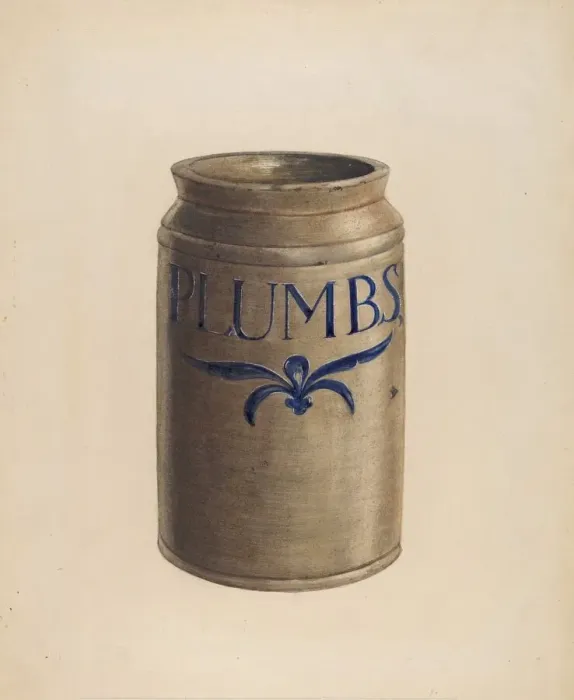 Framed Print : Jar, c. 1936. Creator: Unknown Framed Print : Jar, c. 1936. Creator: Unknown
